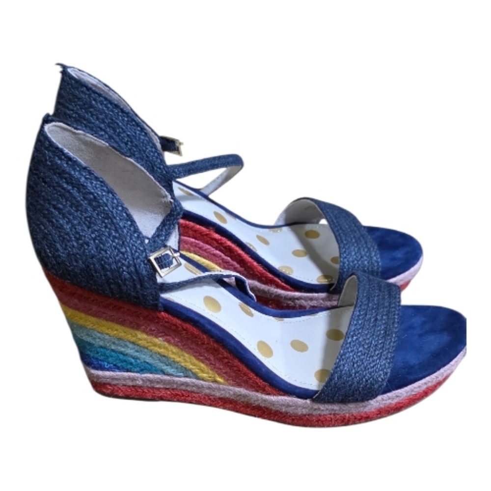 BODEN Colorful Wedge Sandals